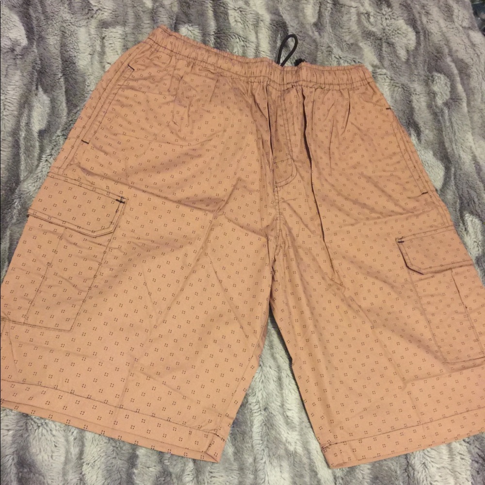 Brown cargo shorts